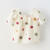 Embroidered Floral on Ivory Cotton Voile
