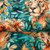 Lion & Jungle Leaves Cotton Lycra