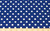 Polka Dots on Royal Blue Liverpool Knit