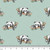 Custom Pandas on Dusty Mint Cotton Lycra Knit
