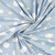Clouds on Dusty Blue Bamboo Cotton Lycra Knit
