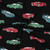 Racecars on Black French Terry