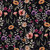 Delicate Floral on Navy Cotton Lycra