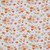 Sweet Floral on White Cotton Lycra