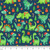 Christmas Dinos on Blue Bamboo Cotton Lycra