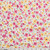 Pink & Yellow Floral on Mint Double Brushed Poly