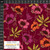 Stof Fabrics Fall Floral on Maroon Cotton Lycra Knit