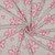 Neon Pink Floral on Ecru Melange Cotton Lycra