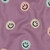 Smiley Faces on Lavender Flannel
