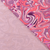 Glitter Foil Waves on Pink French Terry