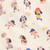 Drapper Doggies on Ivory Cotton Lycra Knit *SECONDS*