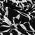 Leaves on Black Viscose Jersey
