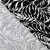 Leaves on Black Viscose Jersey