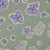 Lilac Floral on Mint Melange Cotton Lycra