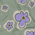 Lilac Floral on Mint Melange Cotton Lycra