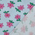Light Blue Sally Floral Organic Cotton Lycra Knit