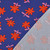 Blue Sally Floral Organic Cotton Lycra Knit
