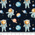 Custom Astronauts Cotton Lycra Knit