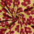 Red & Yellow Floral Poplin
