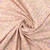 Sweet Lilac Floral on Peach Cotton Lycra