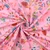 Paisley Floral on Pink Cotton Lycra Knit