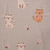 Cats on Tan French Terry