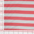 Pink Striped Stretch Terry Cloth