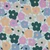 Pastel Floral Heavy Sweatshirt Fleece