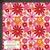 Stof Fabrics Pink & Orange Daisy Cotton Lycra Knit