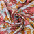 Retro Pink Floral Rayon Challis