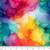 Custom Rainbow Alcohol Ink Bamboo Cotton Lycra Knit