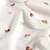 Chickadees on White Cotton Lycra Knit