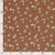 Mini Fall Floral on Rust Cotton Lycra Knit