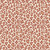 Rust Leopard Print Cotton Lycra Knit