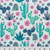 Shannon Fabrics Midnight Cactus Embrace Double Gauze