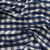Navy Gingham Nylon Spandex Swim