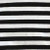 Knit Basics Yarn Dyed 3/8" Black and White Striped Knit