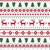 Custom Red and Green Fair Isle Cotton Lycra