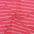 Coral and Off White Striped Rayon Spandex Jersey