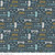 Riley Blake Fossil Words in Navy Knit