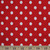 Polka Dots on Red Liverpool Knit