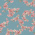 Cherry Blossom on Light Blue Sweatshirt Fleece