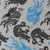 Dragons on Gray Board Short Fabric