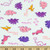 Pink and Purple Dinosaurs Baby Rib Knit