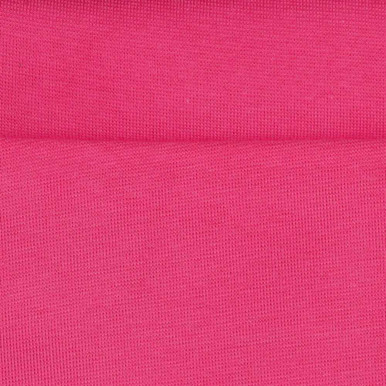 Fuchsia Organic 1x1 Rib Knit Euro Knits