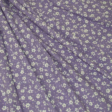 Lavender Double Brushed Poly Spandex Knit