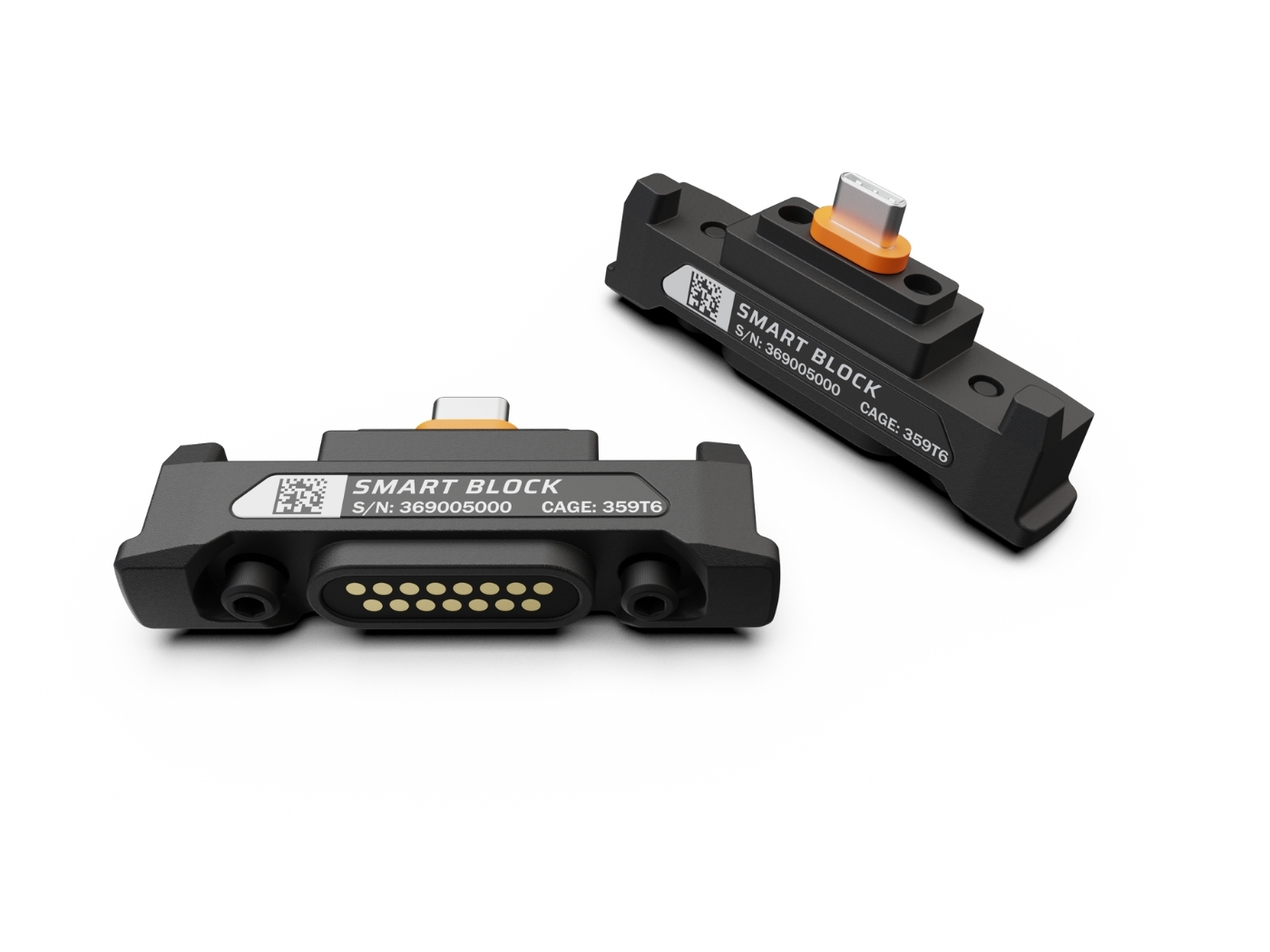 VELOX Smart-Block 15-pin pogo-pin array detail