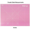 Olfa Rotary Cutting Mat RM-IC-S-RC/Pink Limited Edition