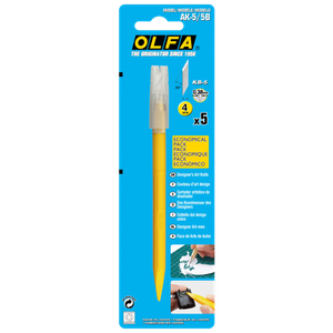 Olfa AK-5/5B Designers Art Cutter- Yellow