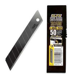 Olfa LBB-50 Spare Blade, 18mm Excel Black Blades